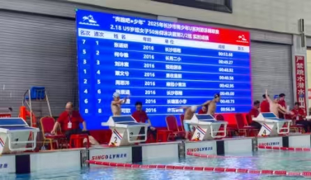 長(zhǎng)沙市2025年青少年“快樂之星”U系列游泳聯(lián)賽(第二站)開賽